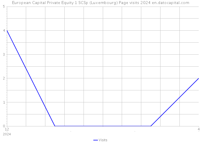 European Capital Private Equity 1 SCSp (Luxembourg) Page visits 2024 