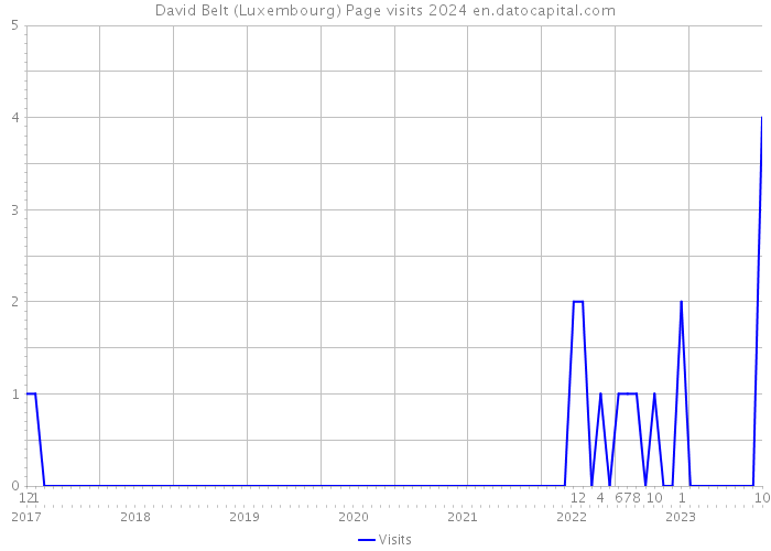 David Belt (Luxembourg) Page visits 2024 