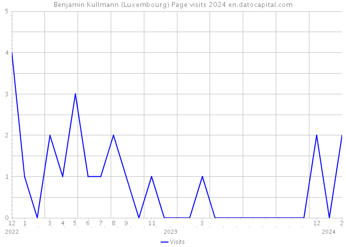 Benjamin Kullmann (Luxembourg) Page visits 2024 
