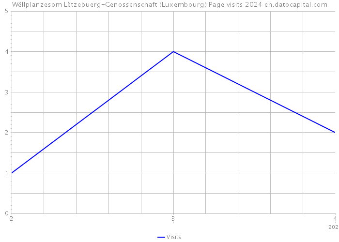 Wëllplanzesom Lëtzebuerg-Genossenschaft (Luxembourg) Page visits 2024 