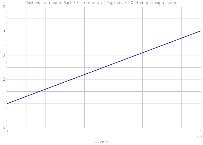 Pavlovic Nettoyage Sàrl-S (Luxembourg) Page visits 2024 