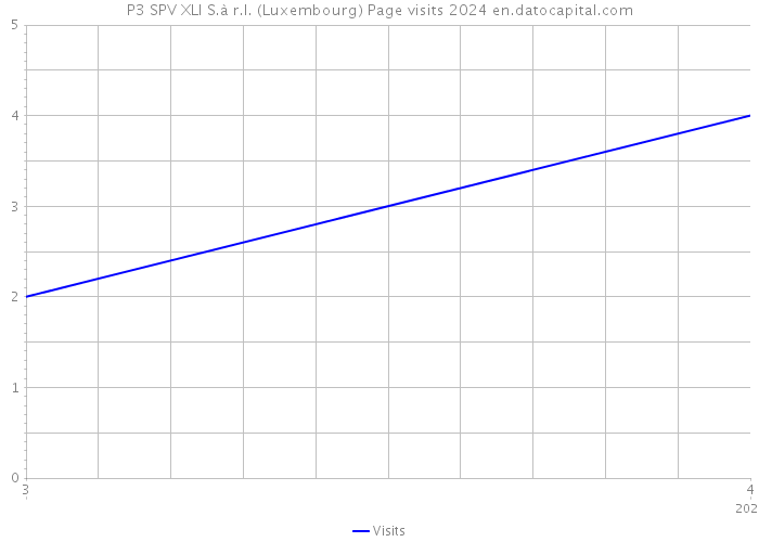 P3 SPV XLI S.à r.l. (Luxembourg) Page visits 2024 