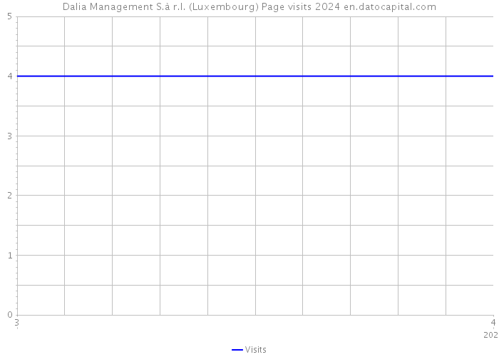 Dalia Management S.à r.l. (Luxembourg) Page visits 2024 