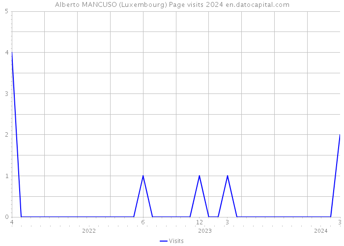 Alberto MANCUSO (Luxembourg) Page visits 2024 