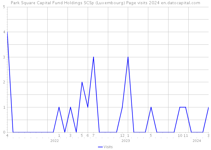 Park Square Capital Fund Holdings SCSp (Luxembourg) Page visits 2024 