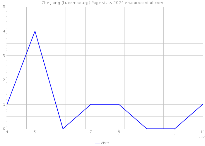 Zhe Jiang (Luxembourg) Page visits 2024 