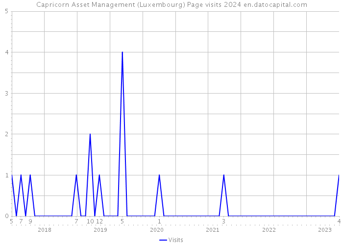 Capricorn Asset Management (Luxembourg) Page visits 2024 