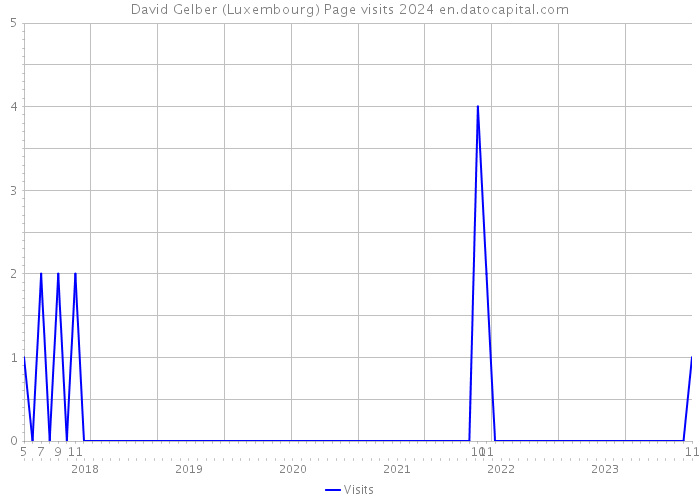 David Gelber (Luxembourg) Page visits 2024 