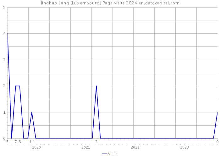 Jinghao Jiang (Luxembourg) Page visits 2024 