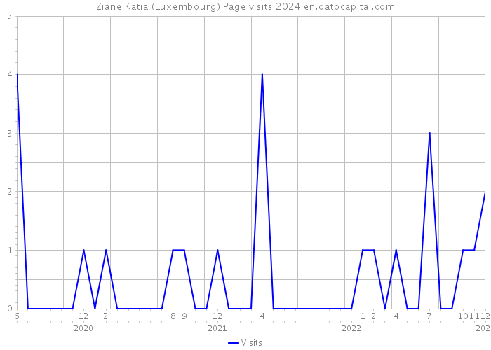 Ziane Katia (Luxembourg) Page visits 2024 