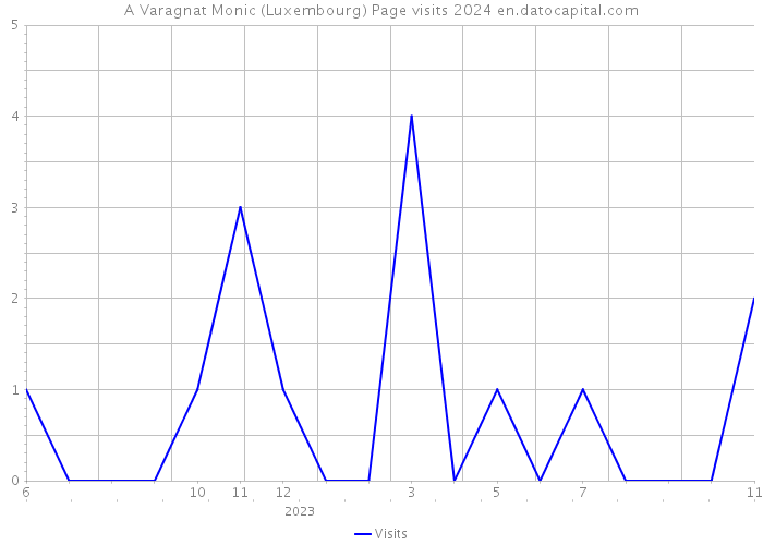A Varagnat Monic (Luxembourg) Page visits 2024 