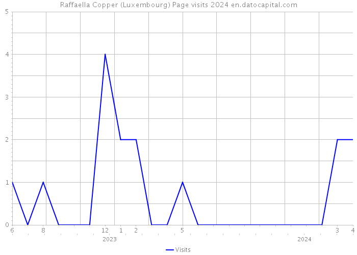 Raffaella Copper (Luxembourg) Page visits 2024 