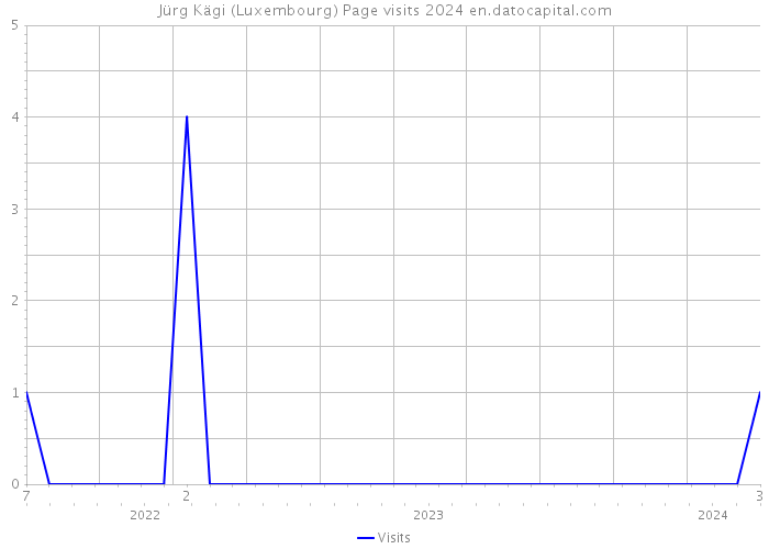 Jürg Kägi (Luxembourg) Page visits 2024 