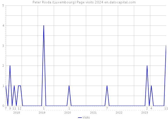 Peter Rioda (Luxembourg) Page visits 2024 