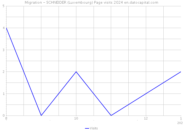 Migration - SCHNEIDER (Luxembourg) Page visits 2024 