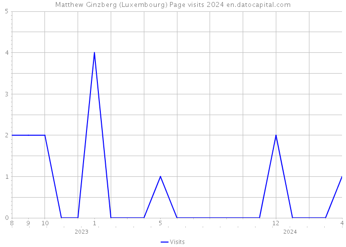 Matthew Ginzberg (Luxembourg) Page visits 2024 