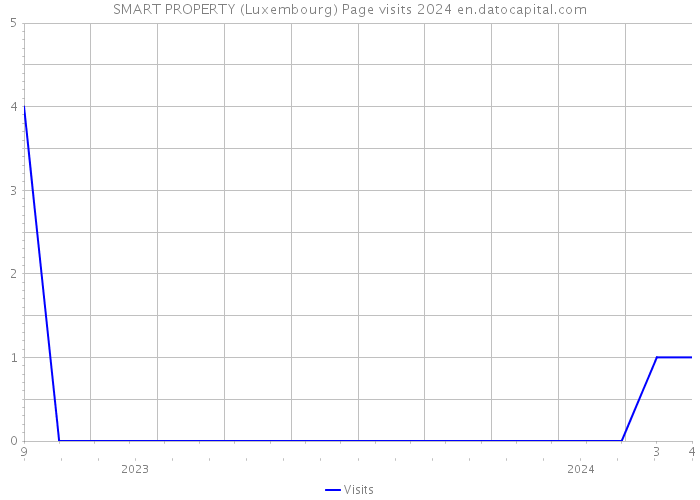 SMART PROPERTY (Luxembourg) Page visits 2024 