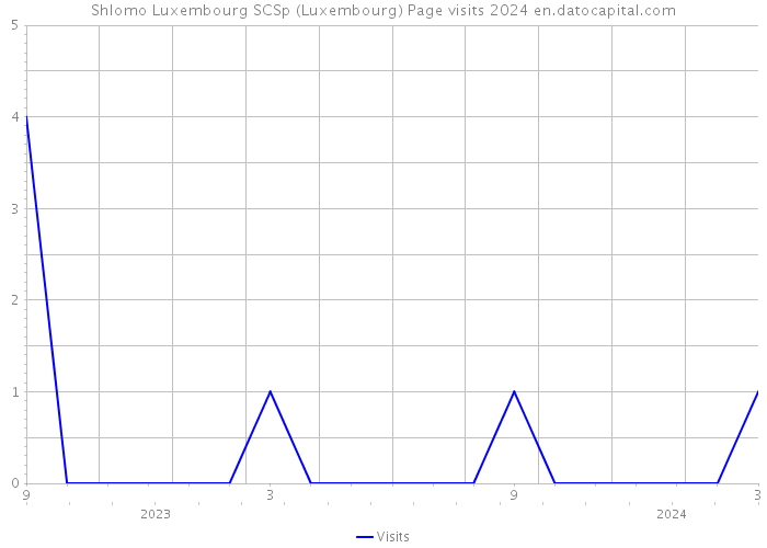 Shlomo Luxembourg SCSp (Luxembourg) Page visits 2024 