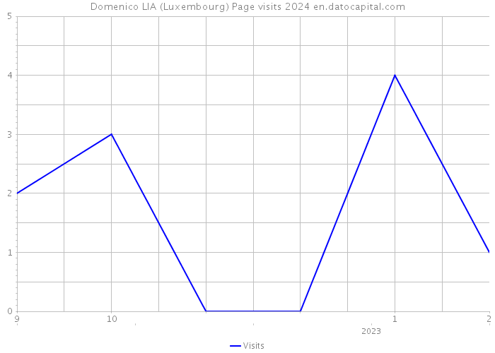 Domenico LIA (Luxembourg) Page visits 2024 