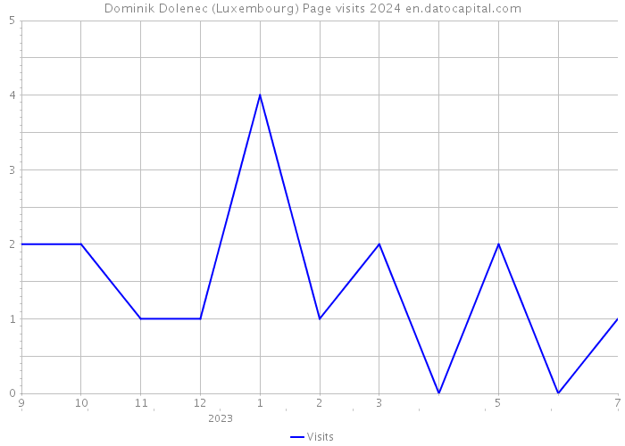 Dominik Dolenec (Luxembourg) Page visits 2024 