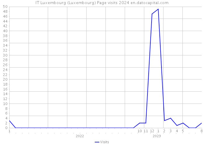 IT Luxembourg (Luxembourg) Page visits 2024 