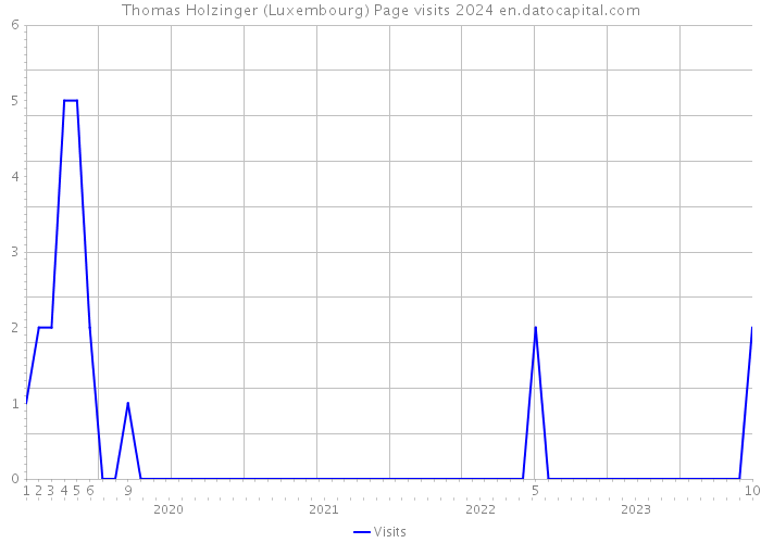 Thomas Holzinger (Luxembourg) Page visits 2024 