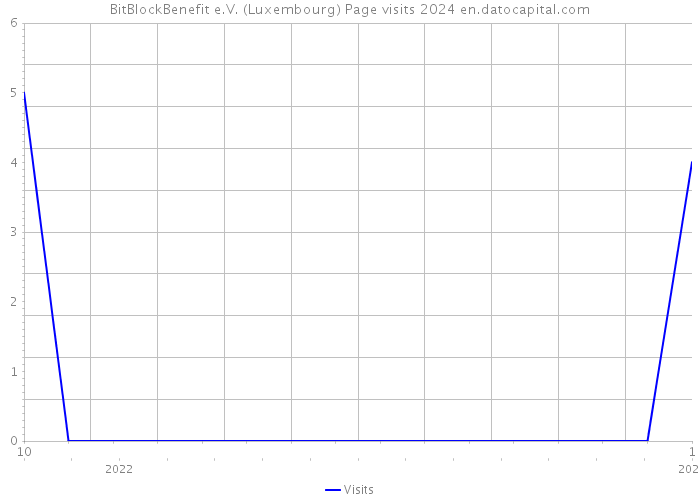 BitBlockBenefit e.V. (Luxembourg) Page visits 2024 