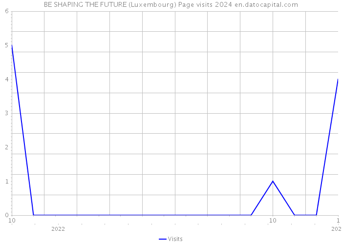 BE SHAPING THE FUTURE (Luxembourg) Page visits 2024 