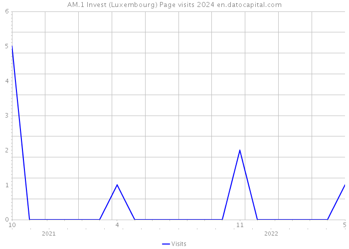AM.1 Invest (Luxembourg) Page visits 2024 