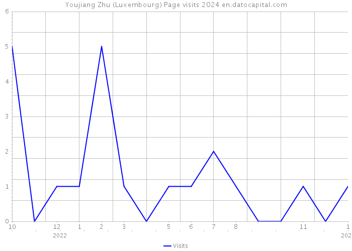 Youjiang Zhu (Luxembourg) Page visits 2024 