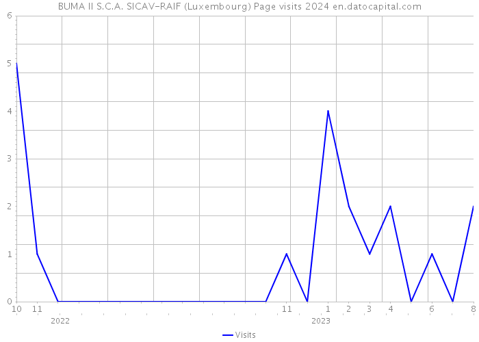 BUMA II S.C.A. SICAV-RAIF (Luxembourg) Page visits 2024 