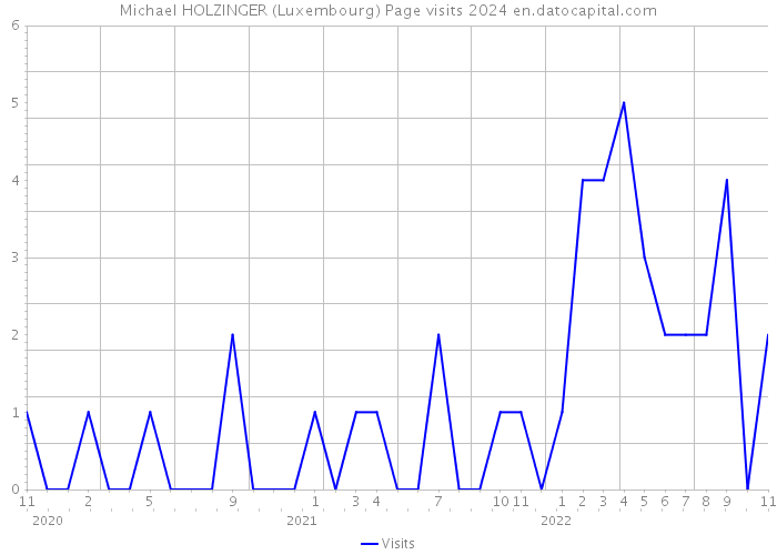 Michael HOLZINGER (Luxembourg) Page visits 2024 
