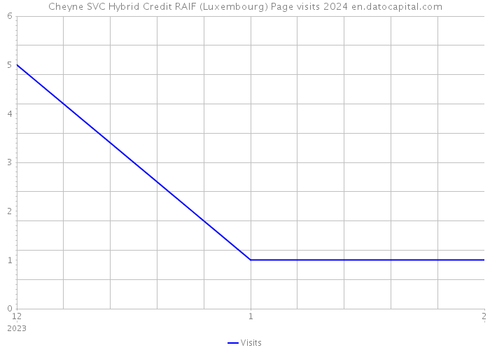 Cheyne SVC Hybrid Credit RAIF (Luxembourg) Page visits 2024 