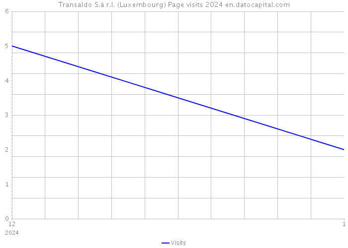 Transaldo S.à r.l. (Luxembourg) Page visits 2024 