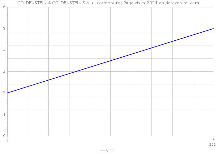 GOLDENSTEIN & GOLDENSTEIN S.A. (Luxembourg) Page visits 2024 
