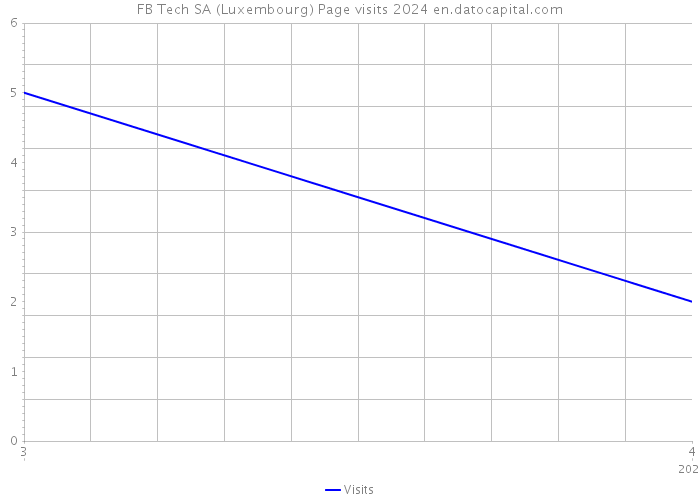 FB Tech SA (Luxembourg) Page visits 2024 