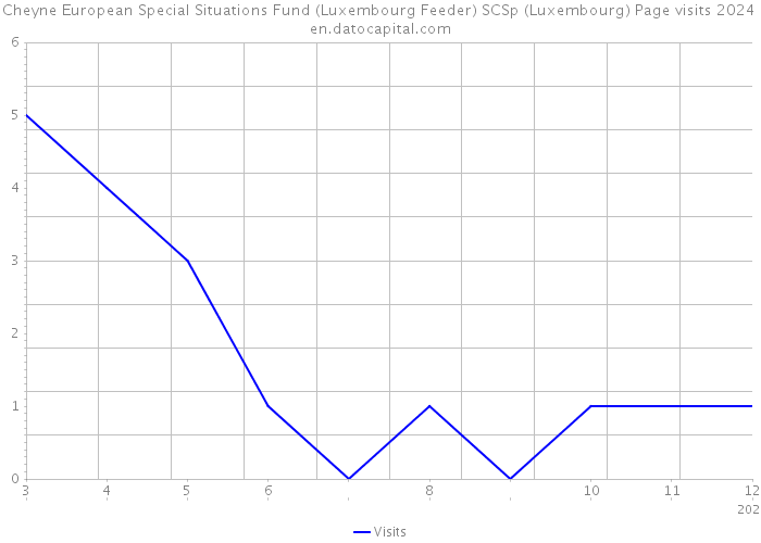 Cheyne European Special Situations Fund (Luxembourg Feeder) SCSp (Luxembourg) Page visits 2024 