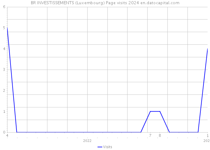 BR INVESTISSEMENTS (Luxembourg) Page visits 2024 