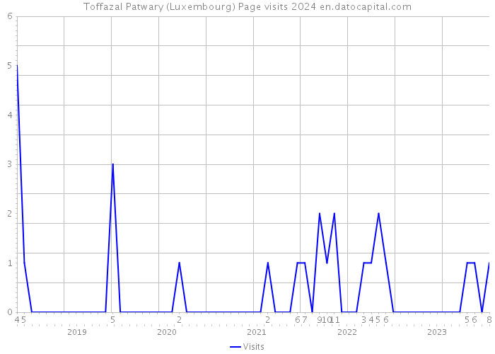 Toffazal Patwary (Luxembourg) Page visits 2024 