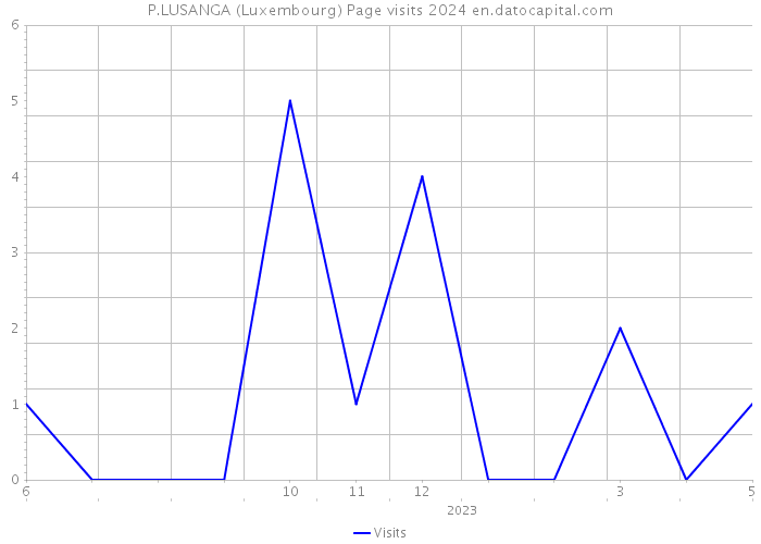 P.LUSANGA (Luxembourg) Page visits 2024 