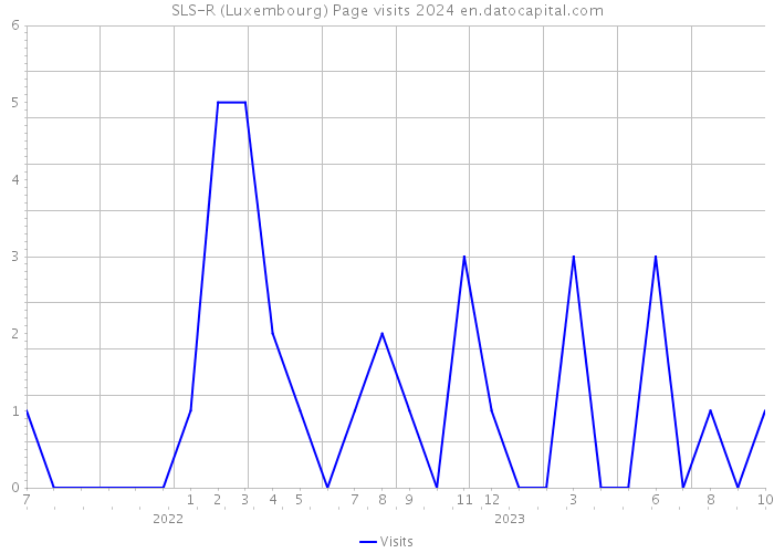 SLS-R (Luxembourg) Page visits 2024 