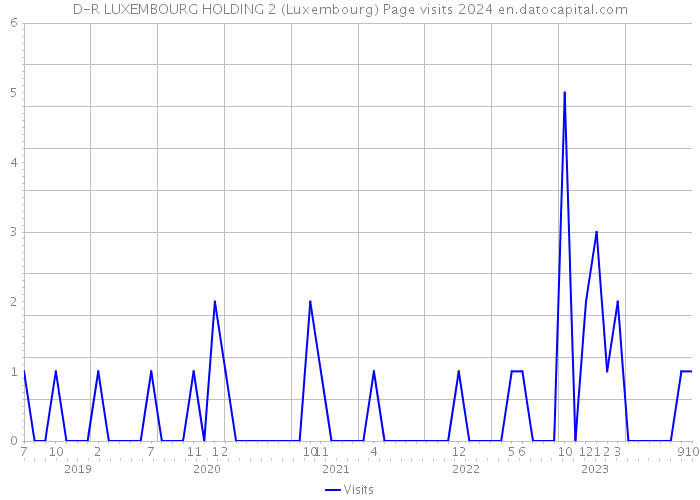 D-R LUXEMBOURG HOLDING 2 (Luxembourg) Page visits 2024 