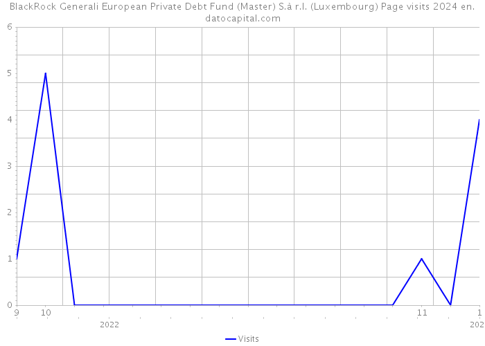 BlackRock Generali European Private Debt Fund (Master) S.à r.l. (Luxembourg) Page visits 2024 