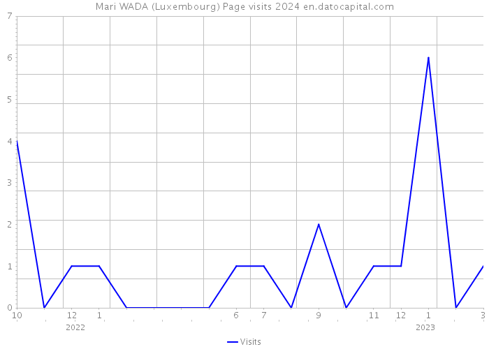 Mari WADA (Luxembourg) Page visits 2024 