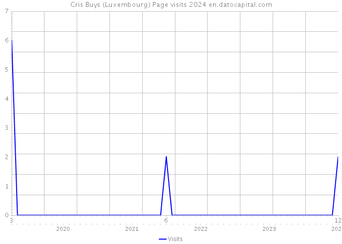 Cris Buys (Luxembourg) Page visits 2024 