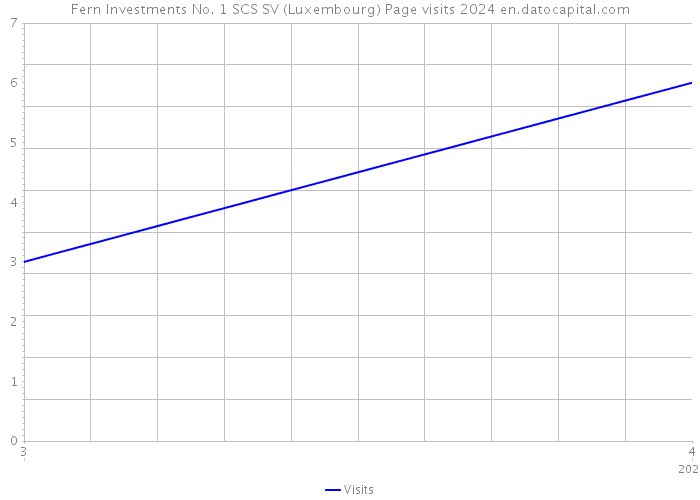 Fern Investments No. 1 SCS SV (Luxembourg) Page visits 2024 