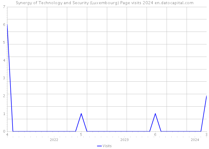 Synergy of Technology and Security (Luxembourg) Page visits 2024 