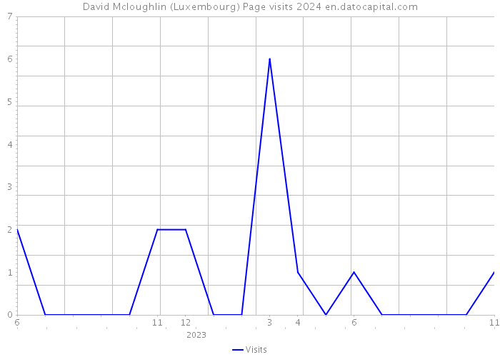David Mcloughlin (Luxembourg) Page visits 2024 