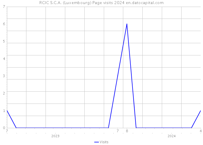 RCIC S.C.A. (Luxembourg) Page visits 2024 