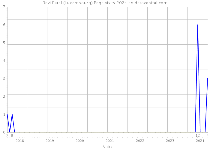Ravi Patel (Luxembourg) Page visits 2024 